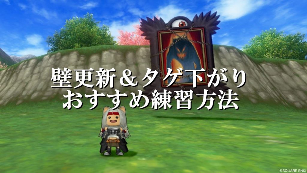 ドラクエ10の壁更新 タゲ下がりのやり方を初心者向けに徹底解説 ドラクエ10攻略ブログ 初心者向け冒険マップ