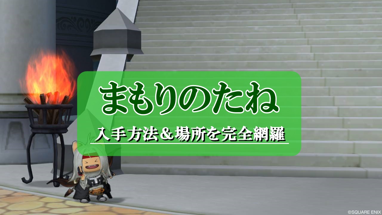 ドラクエ10まもりのたね入手方法 場所まとめ 画像付きで徹底解説 ドラクエ10攻略ブログ 初心者向け冒険マップ