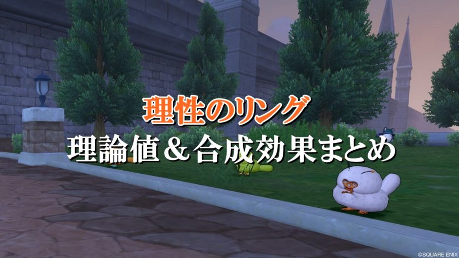 理性のリング 理論値 合成効果おすすめ情報まとめ ドラクエ10攻略ブログ 初心者向け冒険マップ