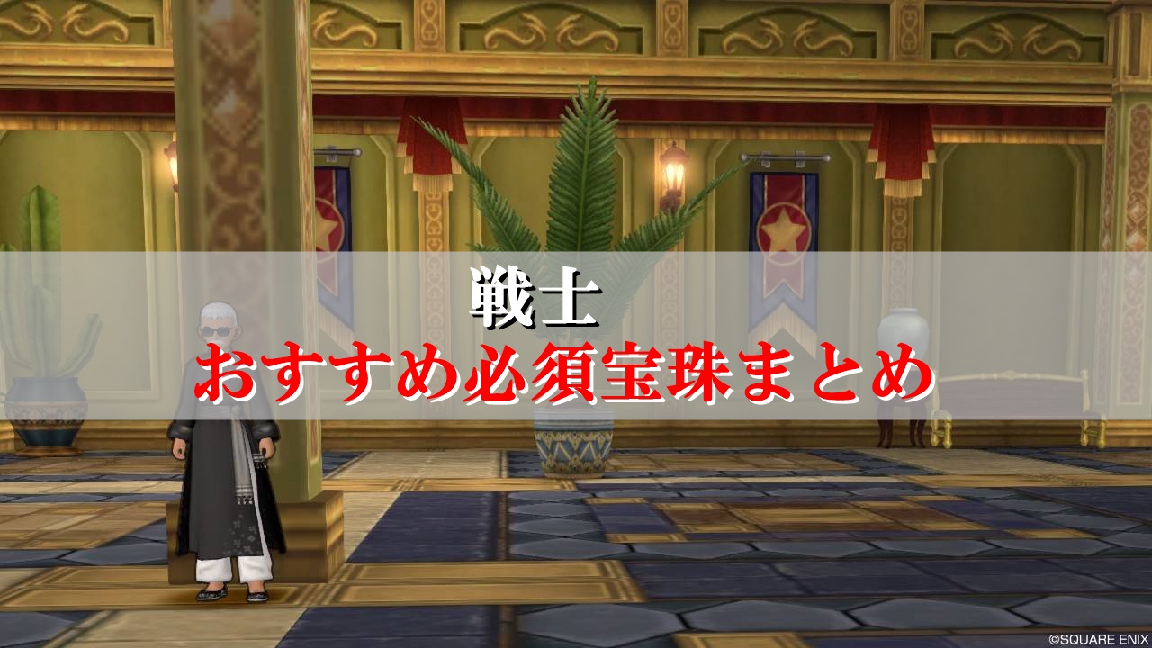 戦士の宝珠 おすすめ必須を初心者向けに厳選 ドラクエ10攻略ブログ 初心者向け冒険マップ