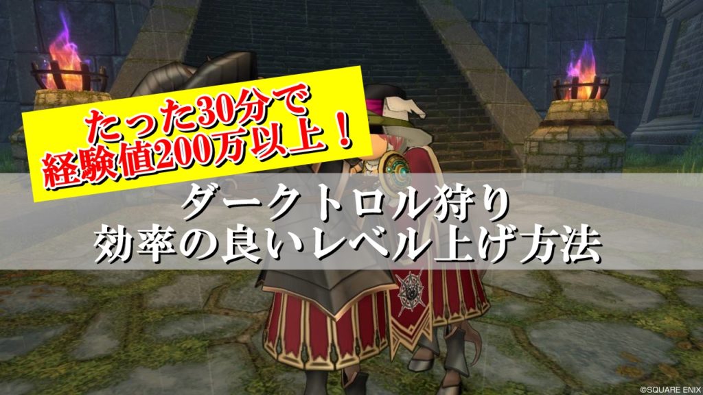 ドラクエ10ダークトロル狩りレベル上げ おすすめ場所 サポ構成まとめ ドラクエ10攻略ブログ 初心者向け冒険マップ